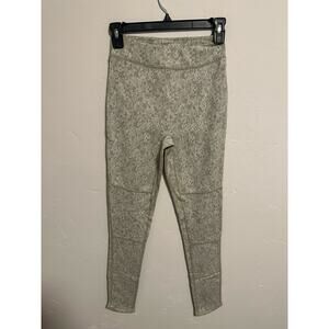 Gymshark Green Fleur Texture High Waist Print Leggings Women size small